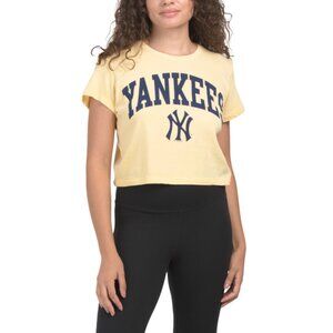 SOFT AS A GRAPE Yankees Cropped Tee